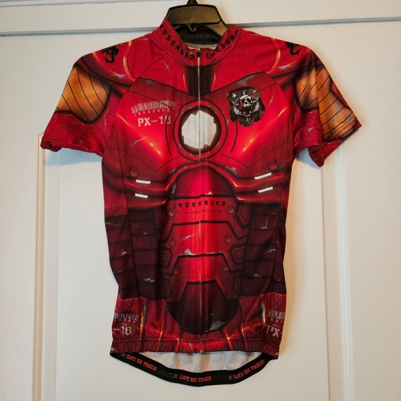 Other - Life On Track Iron Man Marvel Cycling Jersey Size Medium Short-Sleeve Full-Zip